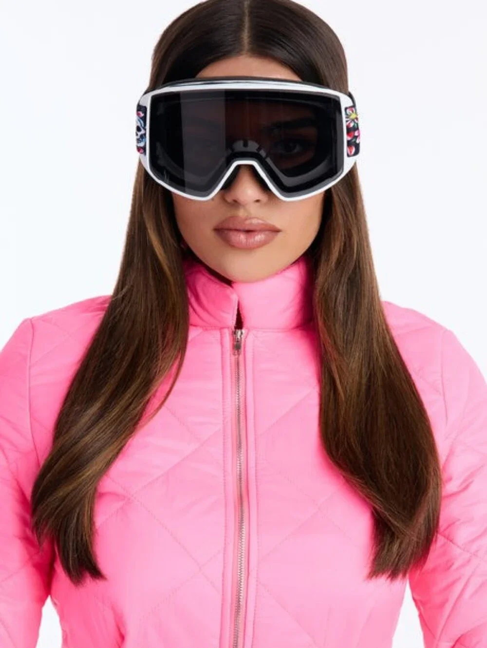 🆕️ Ed Hardy Ski Head Snowboard Ski Goggles - Black/White